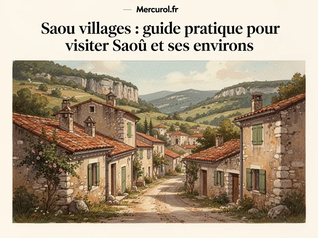 Saou villages : guide pratique pour visiter Saoû et ses environs